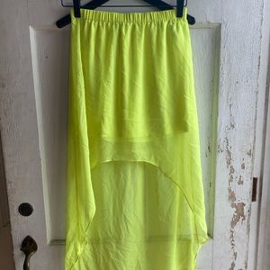 Express Neon Chiffon Skirt Bundle